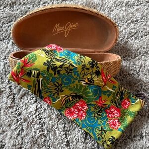 Maui Jim Floral Sunglasses Pouch with Case